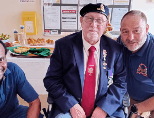 A successful first veterans lunch