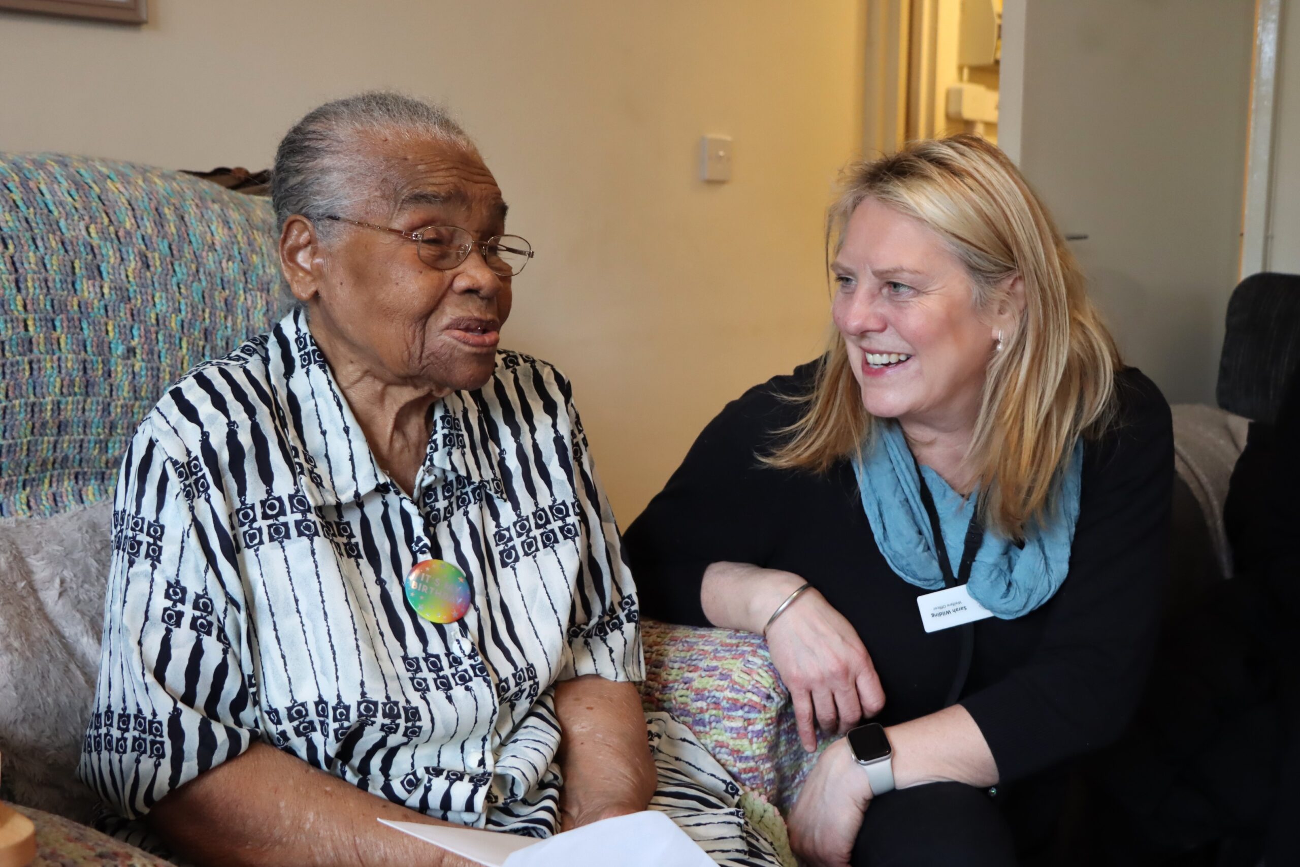 Mrs Williams and Sarah